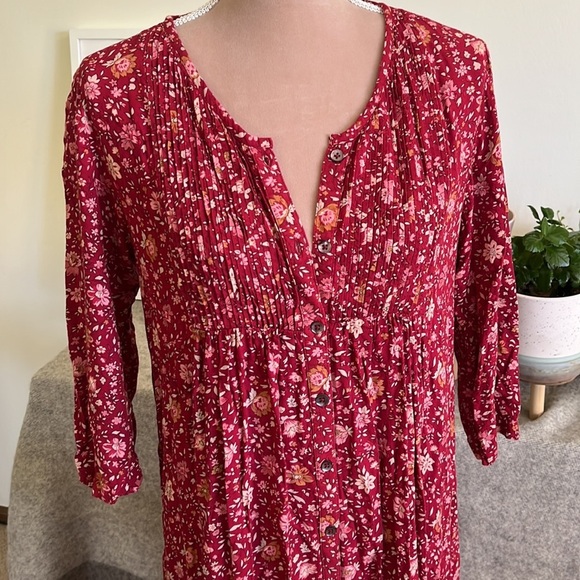 April Cornell maxi dress Sz XS but roomy - Picture 2 of 6